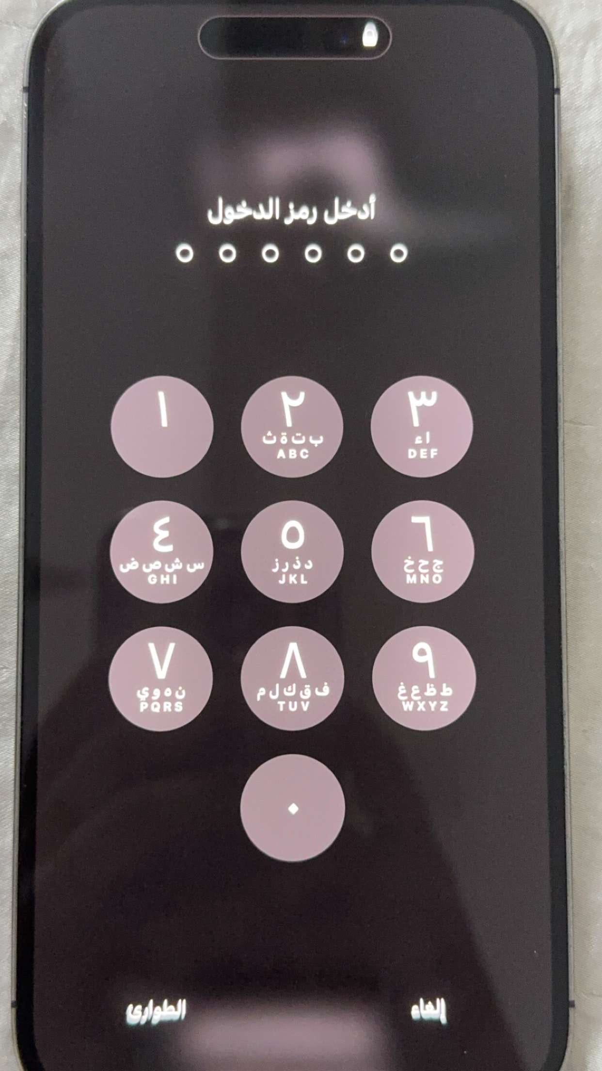 جوال ايفون برو ماكس ١٤ اللون بنفسجي