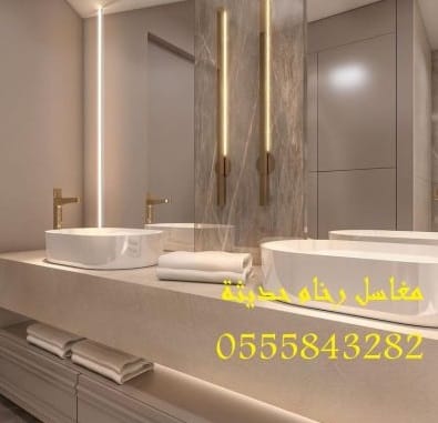مغاسل رخام فخمة تُضفي لمسة جمال على حمّامك.. خلّي حمّام بيتك يطلّع صيحة