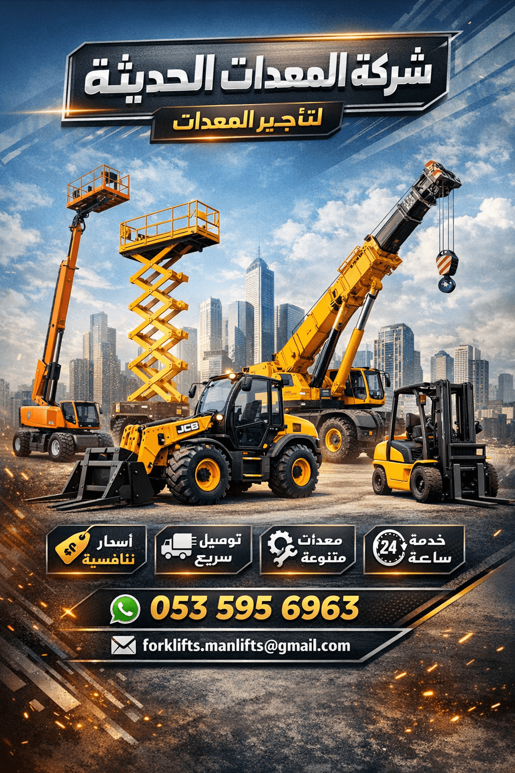 فوركلفت للايجار في الدمام