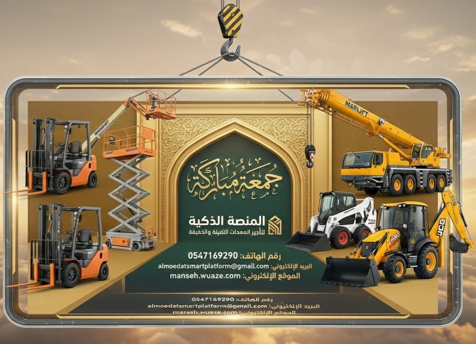 سيزر لفت للايجار (رافعات مقصية) 12 متر. و 10متر 14متر و 10متر و 16متر – الرياض- جدة الدمام