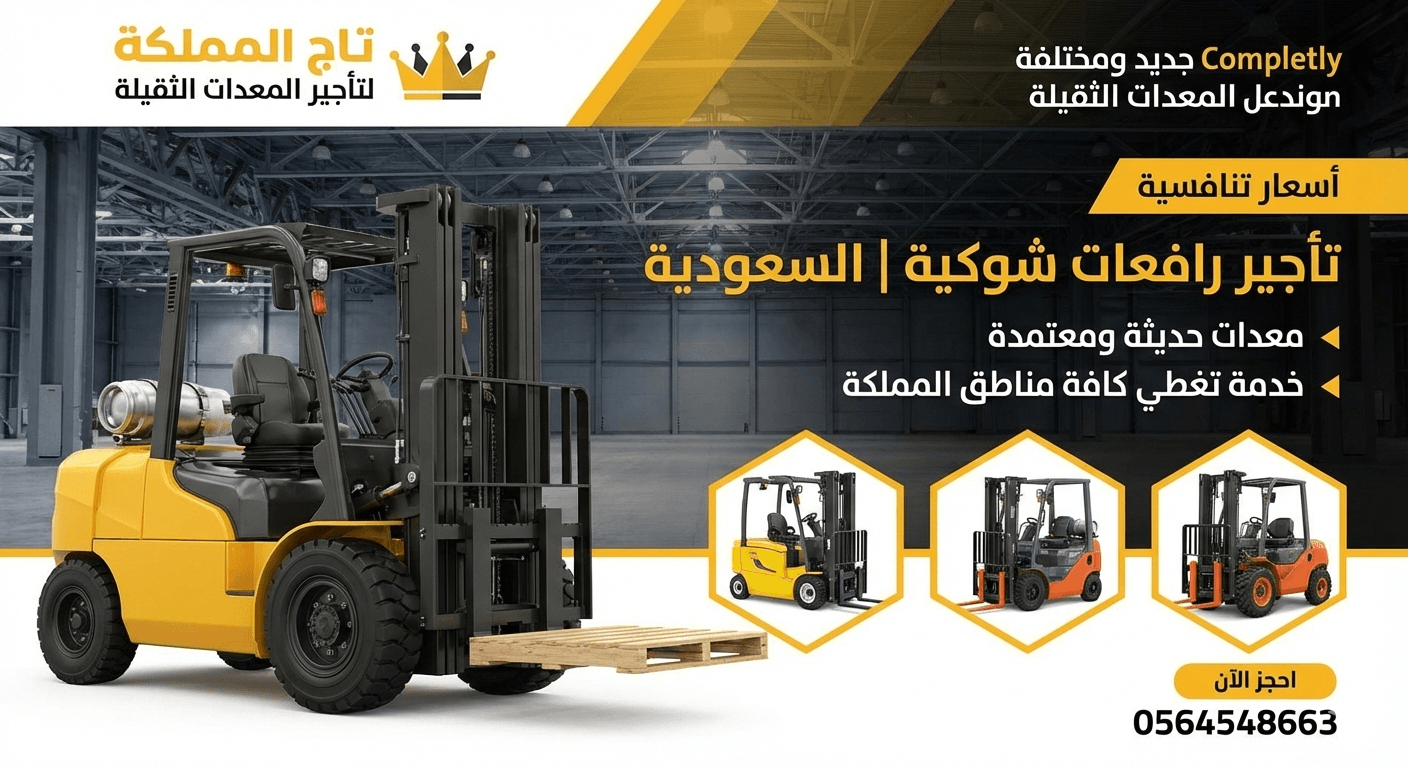 فوركلفت للإيجار في الدمام – رافعة شوكية الرياض – الجبيل – القطيف – جدة