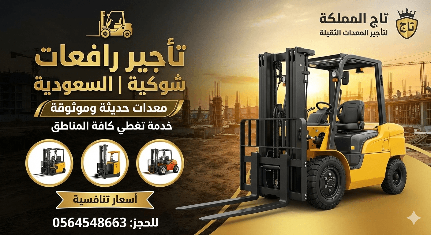 فوركلفت للإيجار في الدمام – رافعة شوكية الرياض – الجبيل – القطيف – جدة