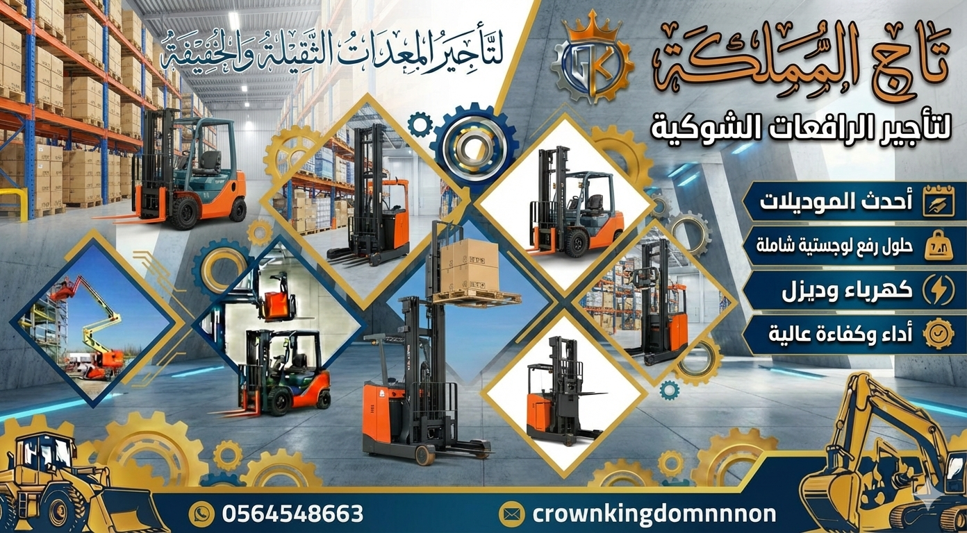 فوركلفت للإيجار في الدمام الرياض – شركة تاج المملكة لتأجير فوركلفت في الدمام و الرياض 0564548663