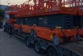 سيزر لفت 12متر 14متر كهرباء ديزل للايجار في الدمام جدة – Scissor lift 8 meters, 12 meters, 14 meters for rent in Dammam, diesel electricity