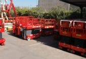 سيزر لفت 18متر 20متر للإيجار في جدة الرياض – Scissor lift 20 meters 18 meters For rent in Jeddah Riyadh