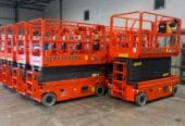 سيزر لفت 12متر 14متر كهرباء ديزل للايجار في الدمام جدة – Scissor lift 8 meters, 12 meters, 14 meters for rent in Dammam, diesel electricity