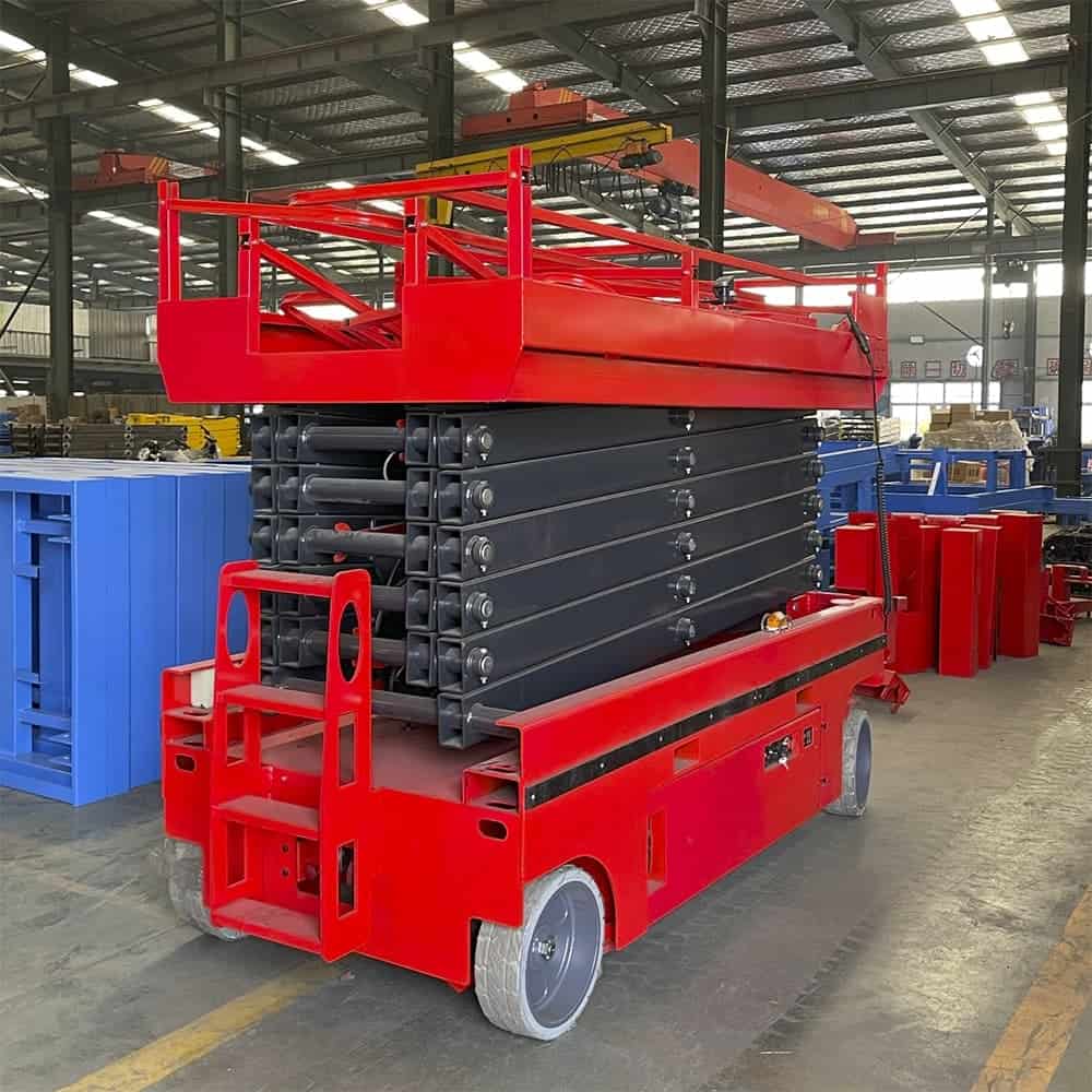 Scissor lift for rental In Dammam Jeddah Riyadh Caesarat