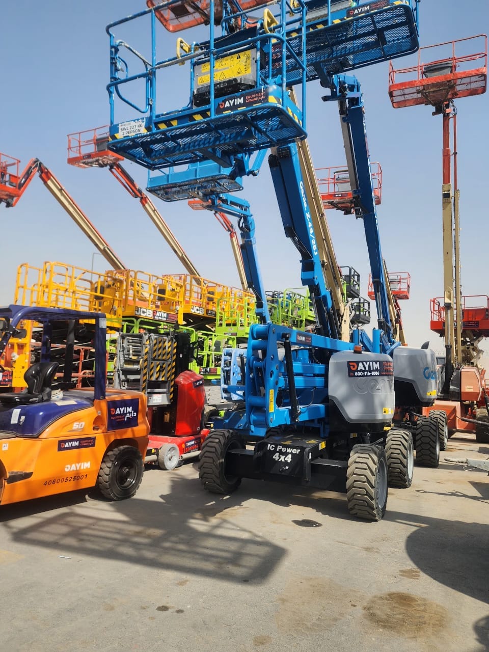 Electricity * Boom lift for rent in Dammam – Riyadh – Jeddah – Jubail