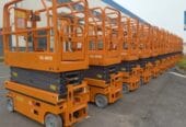 سيزرلفت للايجار رافعات مقصيه للايجار ديزل كهرباء جميع الاطوال Forklifts for rent, scissor lifts for rent, diesel/electric forklifts for rent