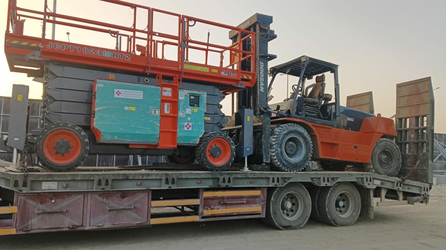 سيزر لفت للإيجار في الدمام – رافعة مقصية للايجار بالدمام – سقايل