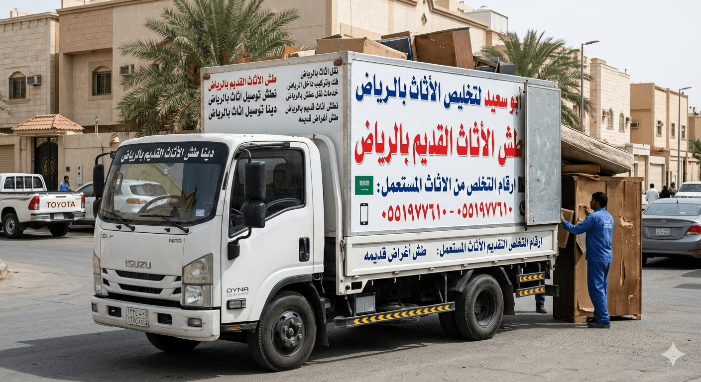 التخلص من الاثاث القديم بحي النرجس 0551977610