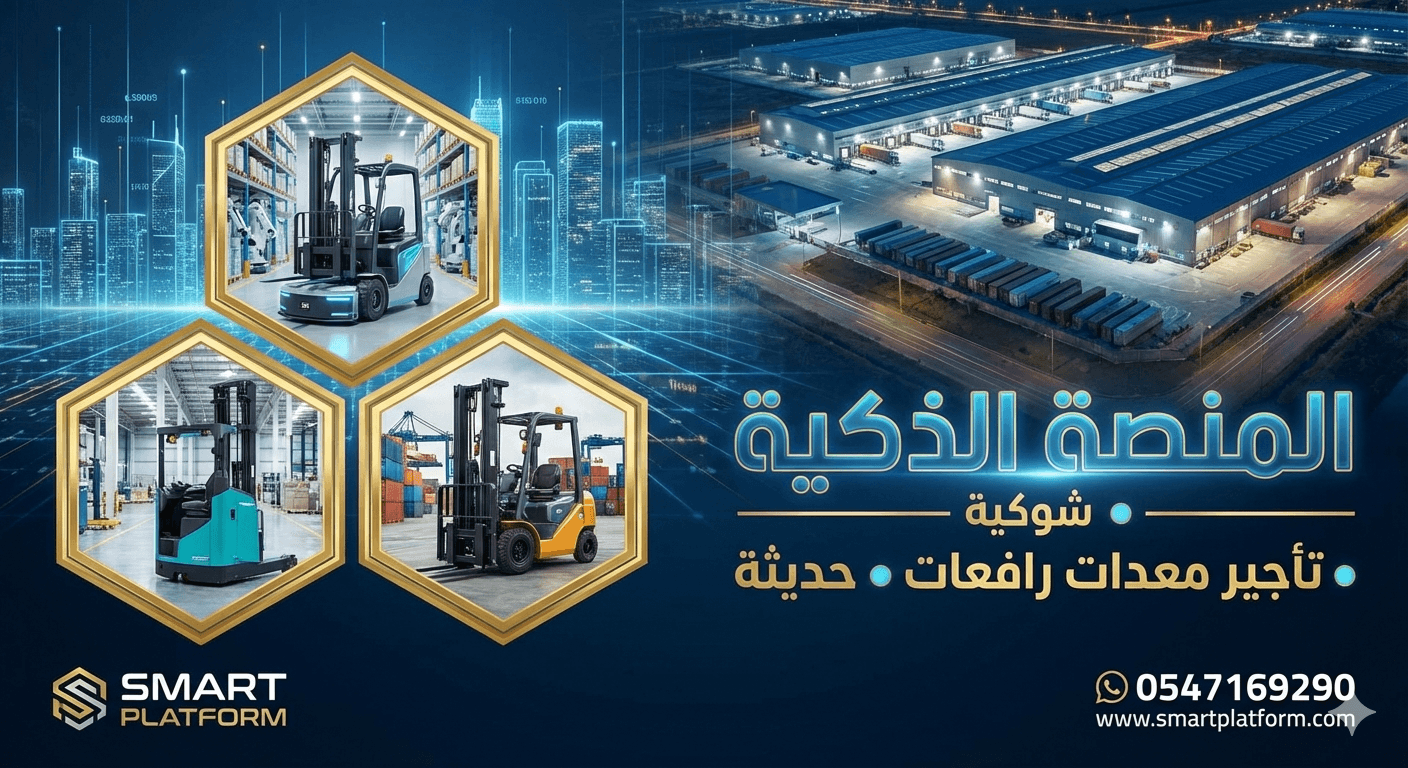 رافعات شوكية فوركلفت للإيجار في الدمام الرياض الجبيل القطيف