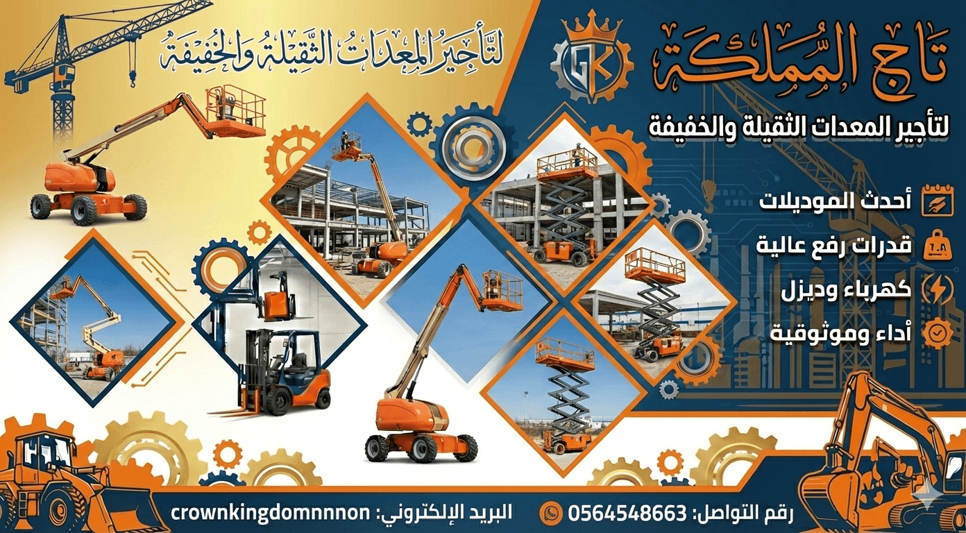 رافعات شوكية فوركلفت للإيجار في الدمام الرياض الجبيل القطيف