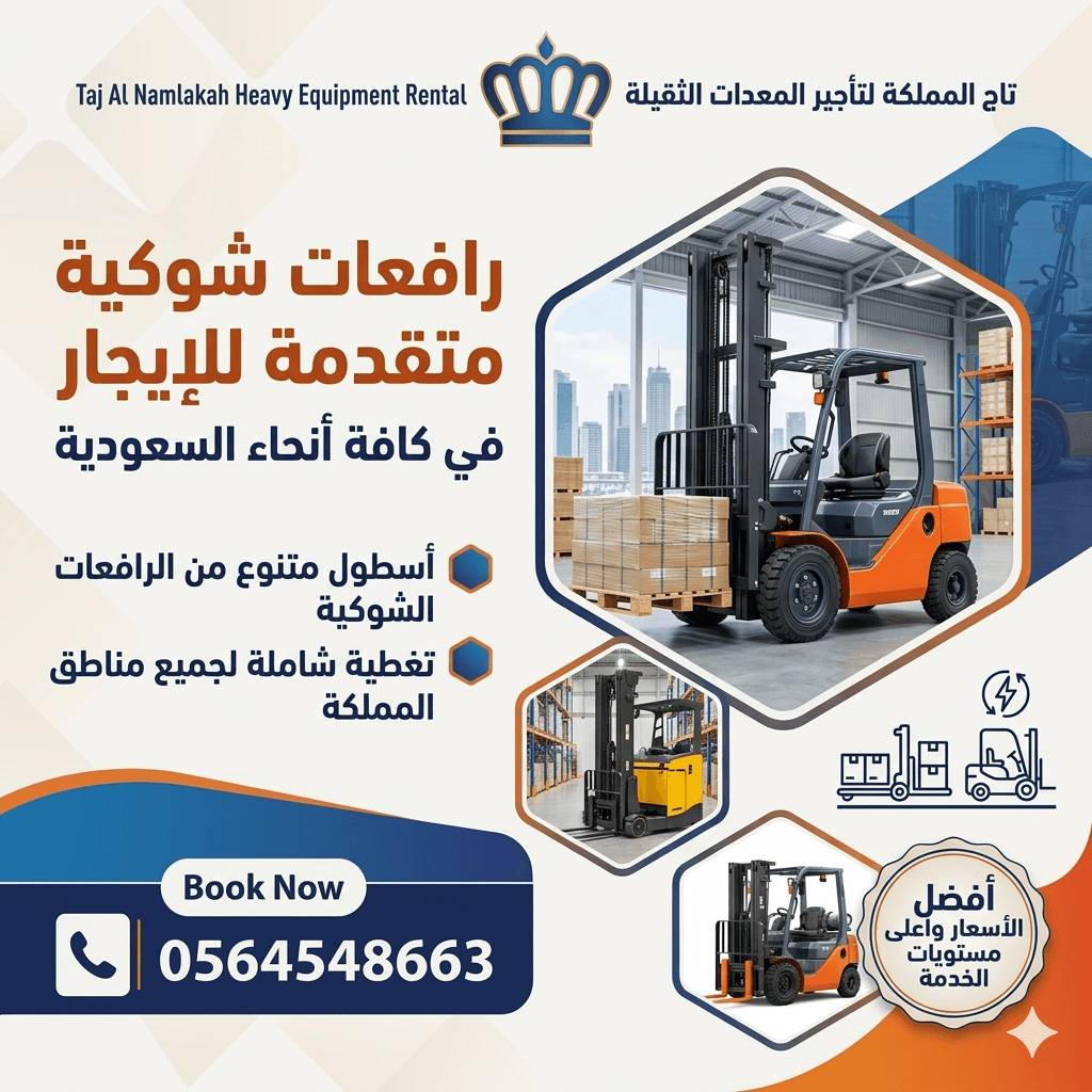 فوركلفت للإيجار في الدمام Forklift for rent in Dammam