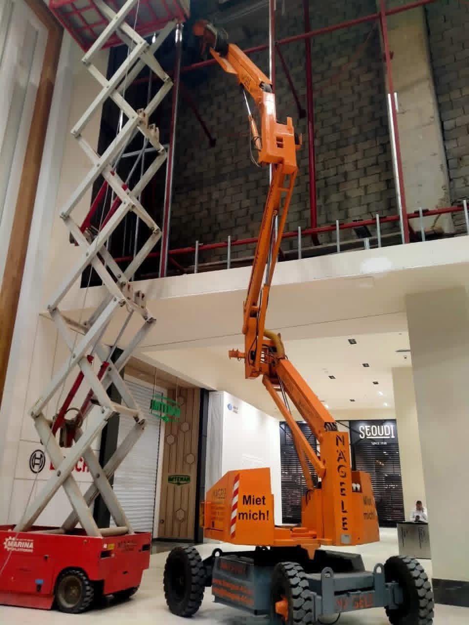 Electric & Diesel | Manlift rental Dammam Riyadh Jeddah, Mecca, Jubail, Khobar