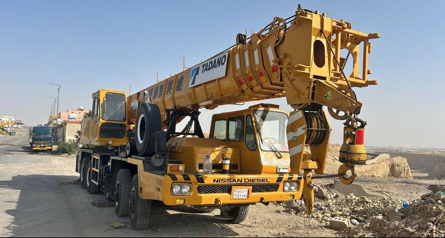 كرينات جدة للإيجار | سعات 10 – 100 طن