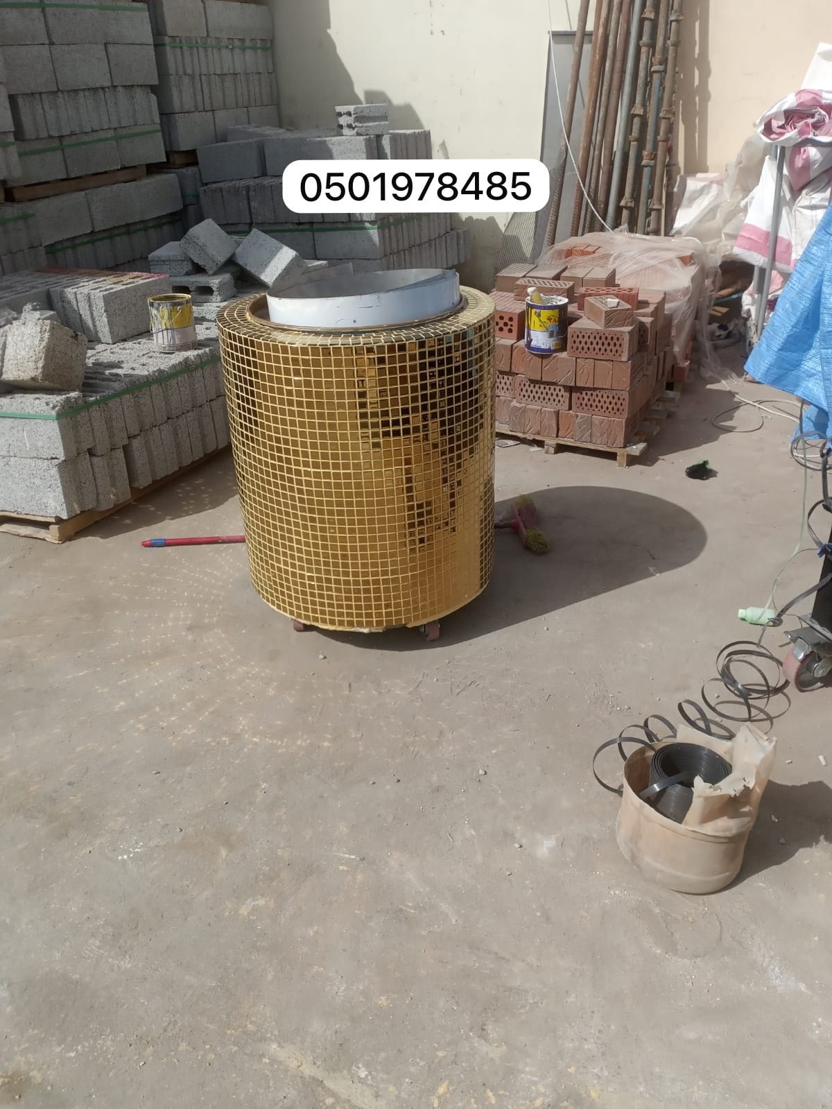 افرن بيتزا نابولي غاز