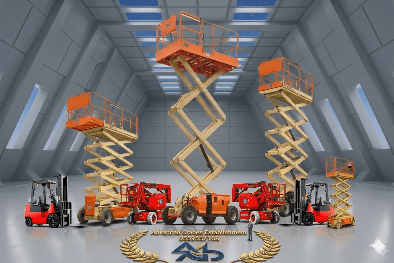 سيزرلفت للايجار مانلفت للايجار رافعة مقصيه رافعات سقالات كهربائيه للايجار سيزرلفت 12متر للايجار مقصية تأجير سيزرلفت من6متر الى22متر