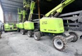 Man Lift for Rent in Jubail & Dammam | Telescopic Boom Lift Diesel | 14m – 18m – 22m – 26m – 30m Heights | Industrial & Petrochemical Sites 🏗️