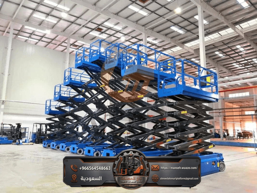 ​🏗️ Scissor Lift for Rent in Jeddah ▰ Electric Scissor Lifts 8m 10m 12m ▰ Al Khumra & Seaport ▰ 2026 Models