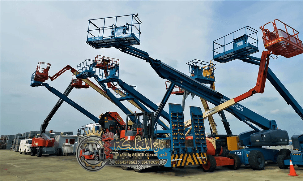 تاجير مان لفت ( بوم لفت ) للإيجار في الدمام و الرياض و جدة | جميع الارتفاعات