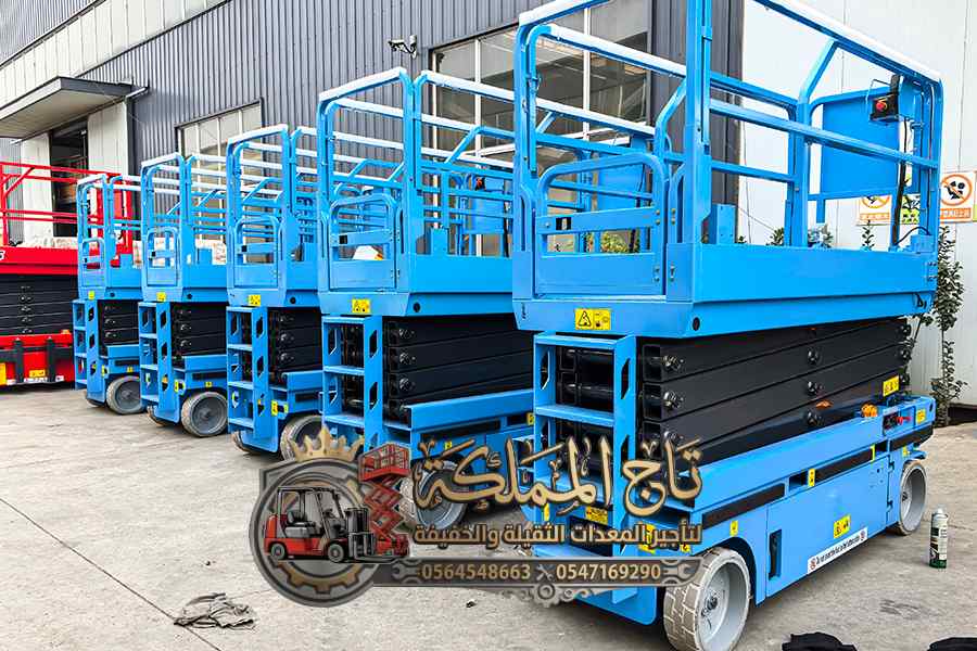 سيزر لفت للإيجار في جدة | سقالات كهربائية للايجار في جدة