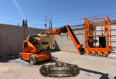 Man Lift for Rent in Jubail & Dammam | Telescopic Boom Lift Diesel | 14m – 18m – 22m – 26m – 30m Heights | Industrial & Petrochemical Sites 🏗️