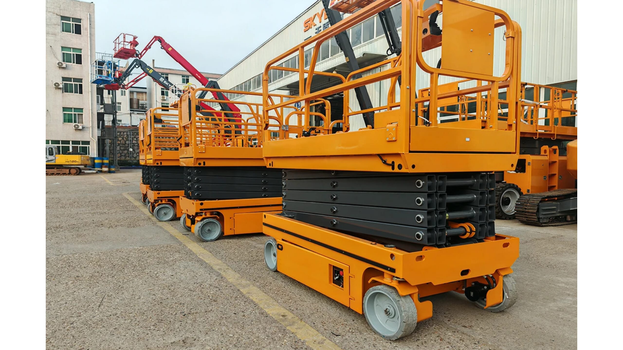 أيجار سيزر لفت 10 12 14 16 متر بالمنطقة الشرقية | رافعات مقصية موديلات 2026