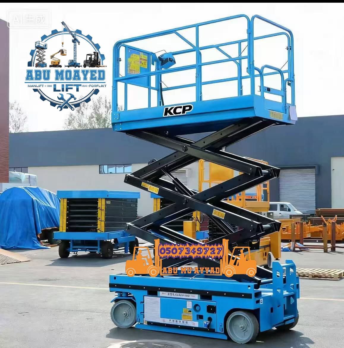 سيزر لفت للايجار مان لفت للايجار بجميع الارتفاعات