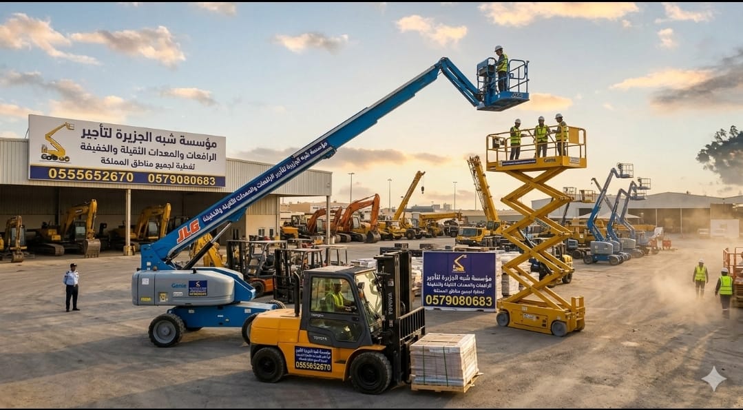 سيزرلفت # رافعة مقصية للإيجار بجدة والرياض والدمام # 0555652670