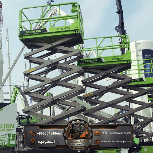 🚀 سيزر لفت للأيجار جدة ❯❯ رافعات مقصية 12 متر 18 متر ❯❯ مكة والجموم والمنطقة الغربية ❯❯ فحص معتمد ​
