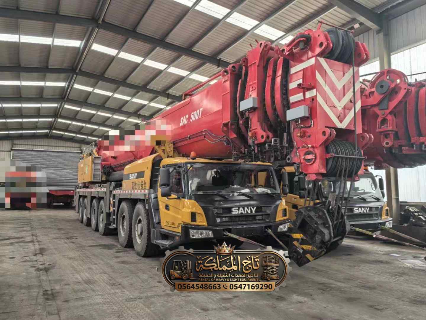 كرينات للايجار بالرياض | السعودية | تلسكوبية و متحركة و مجنزرة – اوزان من 3طن الى 500طن – ونش سلة