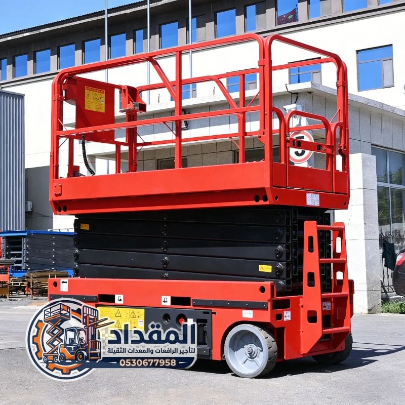 تأجير سيزر لفت ورافعة مقصية وذراعية في جدة