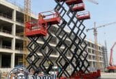 سيزر لفت للإيجار في جدة | رافعة مقصية 8-10-12-14-16 متر | SCISSOR LIFT RENTAL JEDDAH –2026