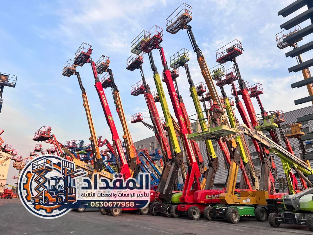 تأجير مان لفت كهرباء وديزل في الدمام والخبر والجبيل