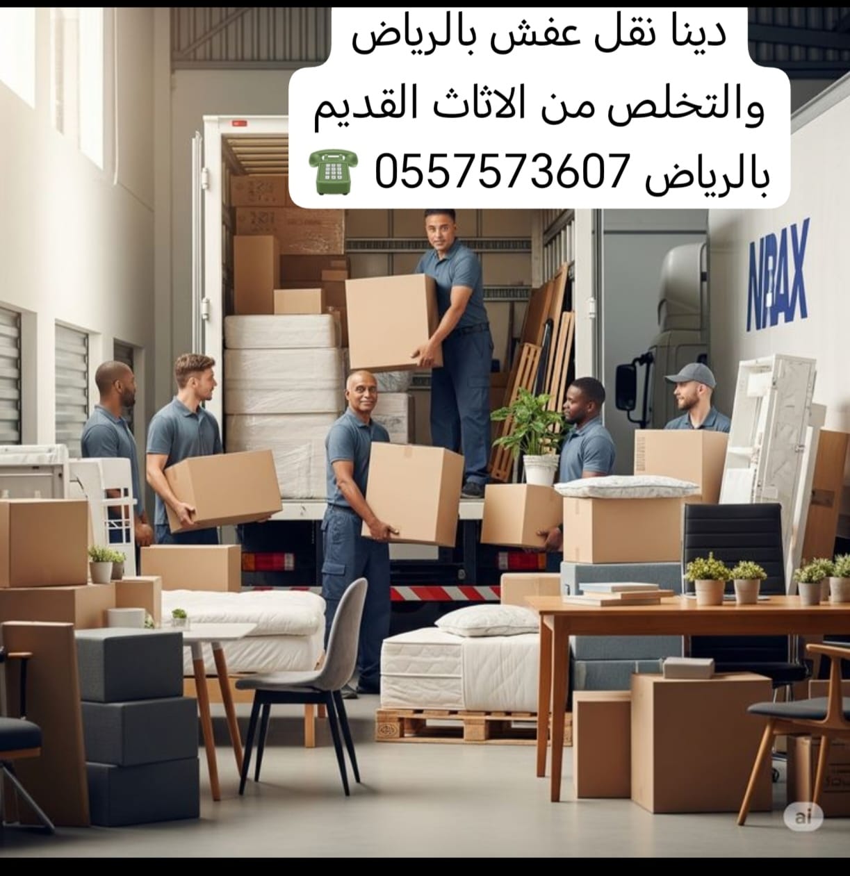 دينا التخلص من الاثاث القديم بالرياض 0557573607