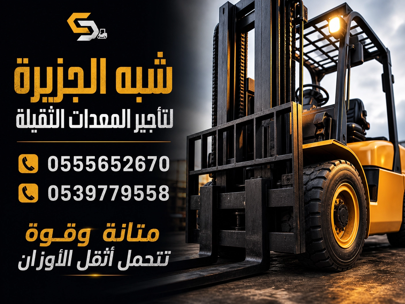 فوركلفت للايجار في جدة # الدمام || 1.5—» حتى—» 20 طن ||
