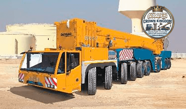 تأجير كرينات في الدمام | حمولة 50ط/120ط – أوناش القطاع الصناعي — Mega Crane _ ونش تلسكوبي