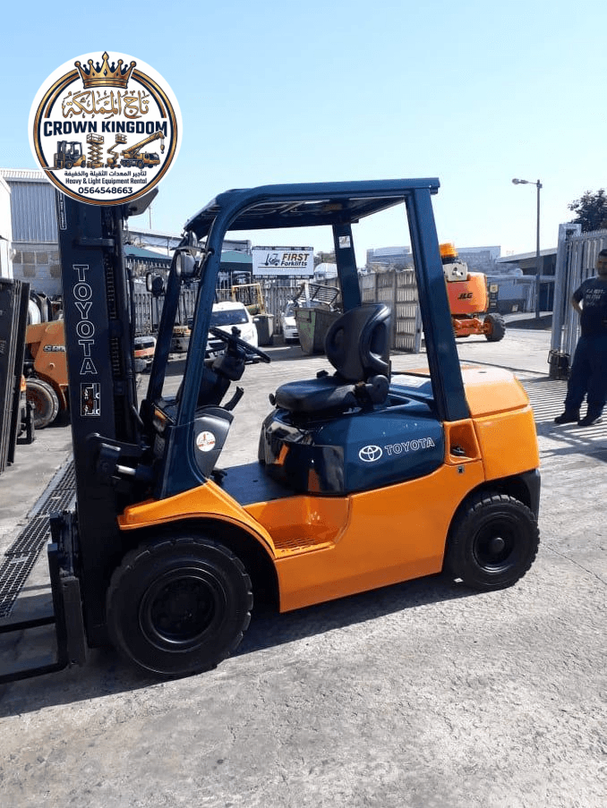 فوركلفت للايجار الدمام | حمولة 5ط/12ط – تأجير رافعات شوكية كهرباء — Diesel Forklift _ مناولة بضائع