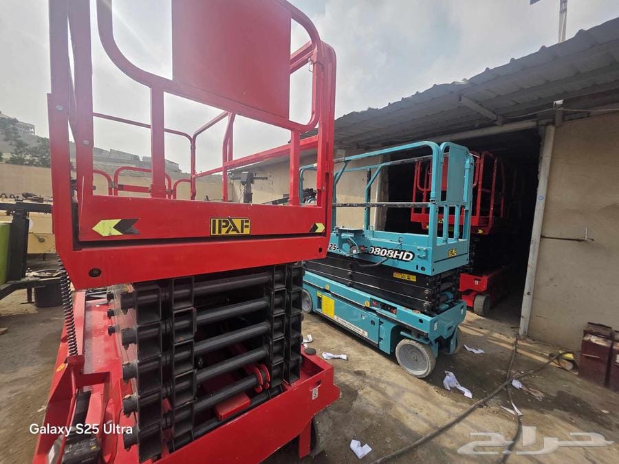 سيزر لفت للايجار في جدة / تأجير رافعات مقصية كهربائية ارتفاع 8 متر – 12 متر – 16 متر // 2026 _ Aerial Platform | رافعة مقصية