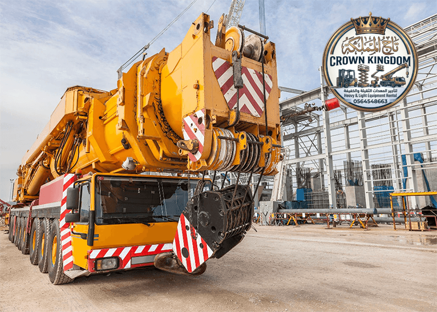 تأجير كرينات في الدمام | حمولة 50ط/120ط – أوناش القطاع الصناعي — Mega Crane _ ونش تلسكوبي