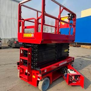 سيزر لفت للايجار في جدة / تأجير رافعات مقصية كهربائية ارتفاع 8 متر – 12 متر – 16 متر // 2026 _ Aerial Platform | رافعة مقصية