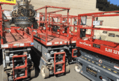 سيزر لفت للإيجار في جدة — رافعة مقصية Scissor Lift ⚡