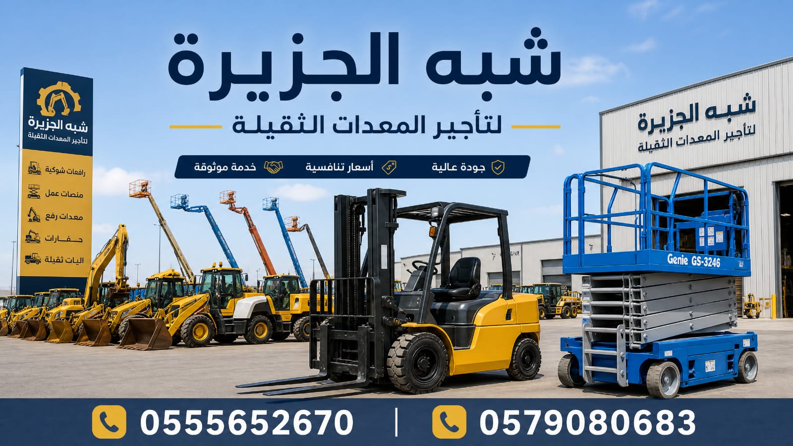 فوركلفت للايجار بجدة |◇| مؤسسة شبه الجزيرة لتاجير المعدات الثقيلة |◇|