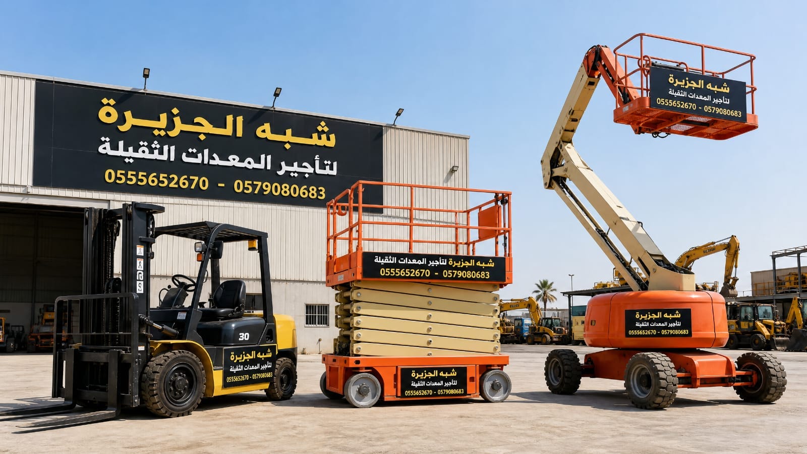 تأجير سيزرلفت جديد رافعات مقصية بالرياض # تأجير فوركلفت جديد رافعات شوكية بالرياض # 0555652670