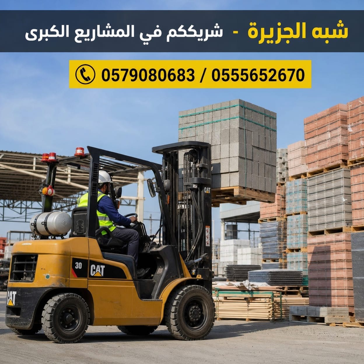 فوركلفت للايجار بجدة # تأجير رافعات شوكية حديثة ديزل بجدة