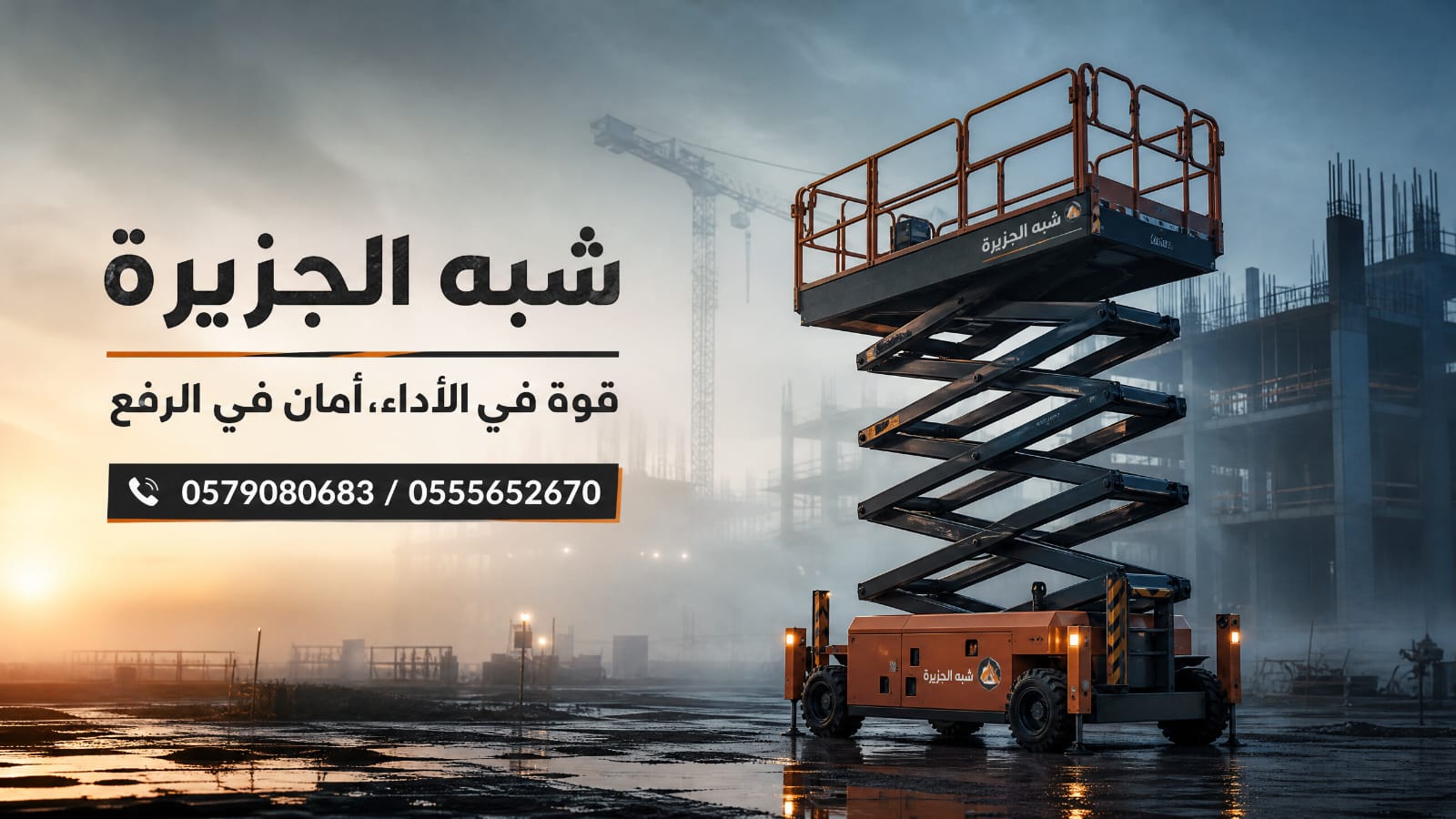 رافعات مقصية للايجار بجدة 💯 0555652670 🇸🇦 شركة شبه الجزيرة للتاجير