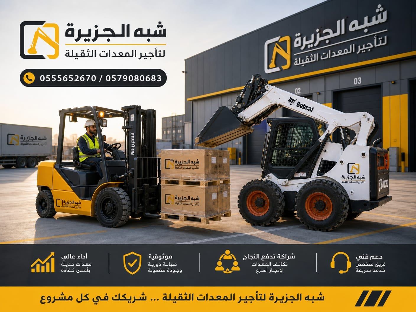 تاجير☆ فوركلفت للايجار بالرياض ✔️ 0555652670 🇸🇦 شركة شبه الجزيرة للتاجير 🛠