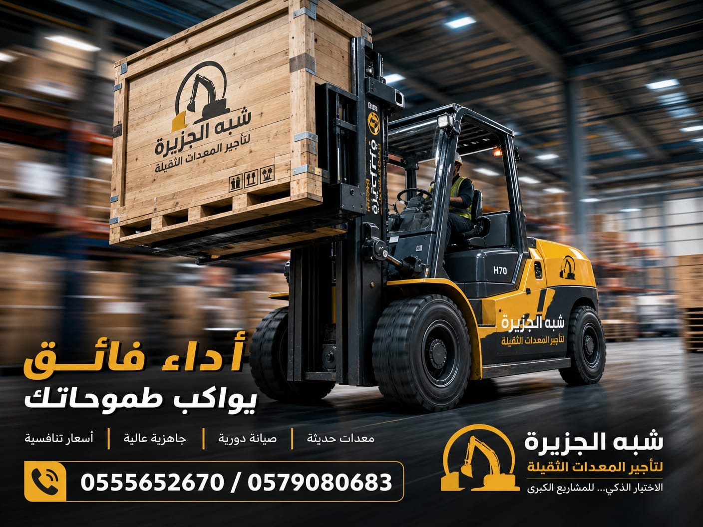 تاجير☆ فوركلفت للايجار بالرياض ✔️ 0555652670 🇸🇦 شركة شبه الجزيرة للتاجير 🛠