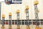 سيزر لفت للإيجار في جدة ||| رافعات مقصية احترافية للمشاريع الكبرى 8_16 متر | جاهزية فورية